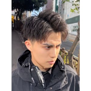 メンズヘア整形スパイラルパーマ波巻きツイストメンズパーマ髪型 - メンズヘア整形サロン GOALD 名古屋 栄【メンズヘアセイケイサロン ゴールド ナゴヤサカエ】掲載中