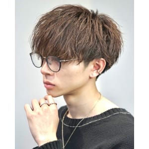 メンズヘア整形スパイラルパーマ波巻きツイストメンズパーマ髪型 - メンズヘア整形サロン GOALD 名古屋 栄【メンズヘアセイケイサロン ゴールド ナゴヤサカエ】掲載中