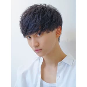 メンズヘア整形スパイラルパーマ波巻きツイストメンズパーマ髪型