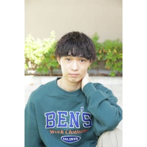 メンズヘア整形スパイラルパーマ波巻きツイストメンズパーマ髪型