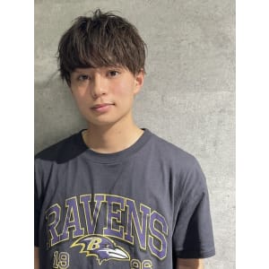 メンズヘア整形スパイラルパーマ波巻きツイストメンズパーマ髪型