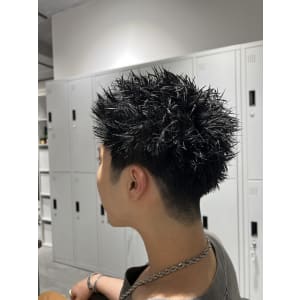 メンズヘア整形スパイラルパーマ波巻きツイストメンズパーマ髪型