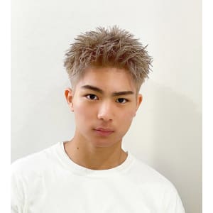 メンズヘア整形スパイラルパーマ波巻きツイストメンズパーマ髪型