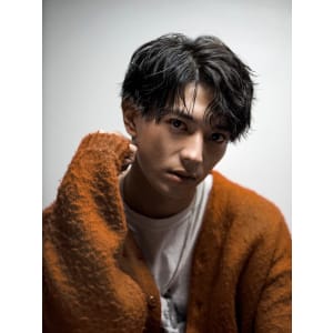 メンズヘア整形スパイラルパーマ波巻きツイストメンズパーマ髪型