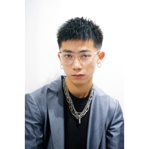 メンズヘア整形スパイラルパーマ波巻きツイストメンズパーマ髪型