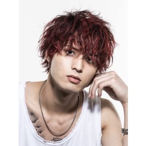 メンズヘア整形スパイラルパーマ波巻きツイストメンズパーマ髪型