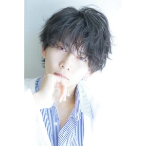 メンズヘア整形スパイラルパーマ波巻きツイストメンズパーマ髪型