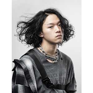 メンズヘア整形スパイラルパーマ波巻きツイストメンズパーマ髪型