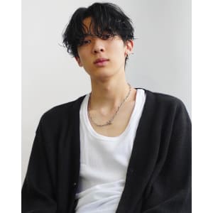 メンズヘア整形スパイラルパーマ波巻きツイストメンズパーマ髪型