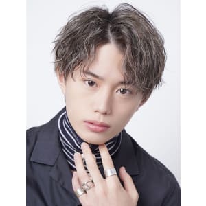 メンズヘア整形スパイラルパーマ波巻きツイストメンズパーマ髪型