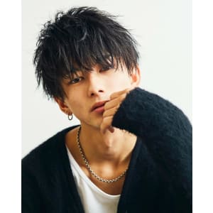 メンズヘア整形スパイラルパーマ波巻きツイストメンズパーマ髪型