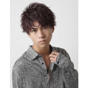 メンズヘア整形スパイラルパーマ波巻きツイストメンズパーマ髪型