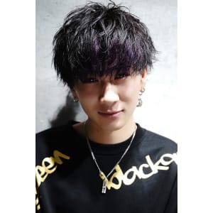 メンズヘア整形スパイラルパーマ波巻きツイストメンズパーマ髪型