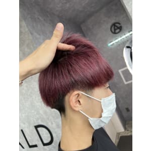 メンズヘア整形スパイラルパーマ波巻きツイストメンズパーマ髪型