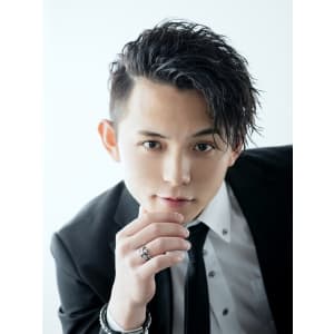 メンズヘア整形スパイラルパーマ波巻きツイストメンズパーマ髪型