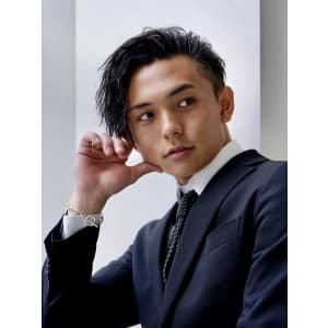 メンズヘア整形スパイラルパーマ波巻きツイストメンズパーマ髪型
