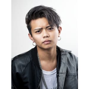 メンズヘア整形スパイラルパーマ波巻きツイストメンズパーマ髪型