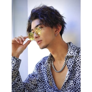 メンズヘア整形スパイラルパーマ波巻きツイストメンズパーマ髪型