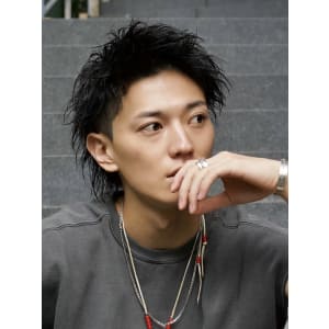 メンズヘア整形スパイラルパーマ波巻きツイストメンズパーマ髪型