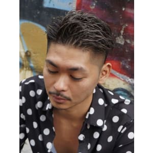 メンズヘア整形スパイラルパーマ波巻きツイストメンズパーマ髪型