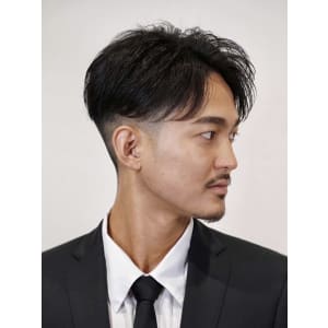 メンズヘア整形スパイラルパーマ波巻きツイストメンズパーマ髪型