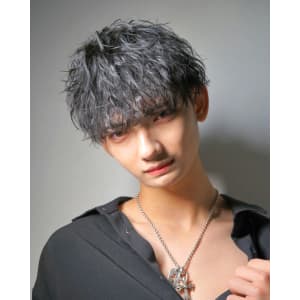 メンズヘア整形スパイラルパーマ波巻きツイストメンズパーマ髪型
