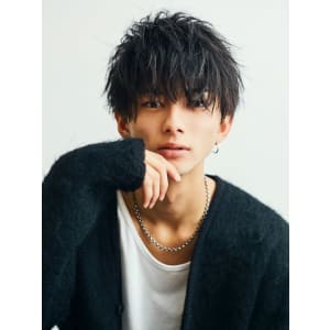 メンズヘア整形スパイラルパーマ波巻きツイストメンズパーマ髪型
