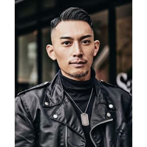 メンズヘア整形スパイラルパーマ波巻きツイストメンズパーマ髪型