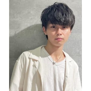 メンズヘア整形スパイラルパーマ波巻きツイストメンズパーマ髪型