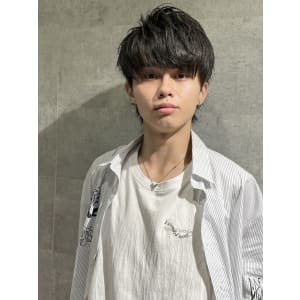メンズヘア整形スパイラルパーマ波巻きツイストメンズパーマ髪型