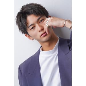 メンズヘア整形スパイラルパーマ波巻きツイストメンズパーマ髪型