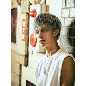 メンズヘア整形スパイラルパーマ波巻きツイストメンズパーマ髪型