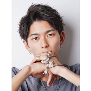 メンズヘア整形スパイラルパーマ波巻きツイストメンズパーマ髪型