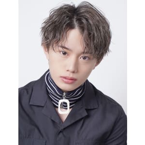 メンズヘア整形スパイラルパーマ波巻きツイストメンズパーマ髪型