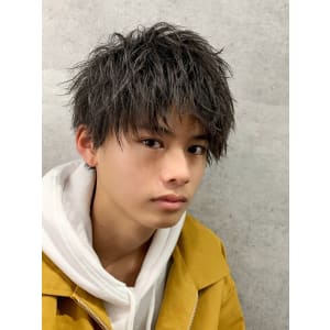 メンズヘア整形スパイラルパーマ波巻きツイストメンズパーマ髪型