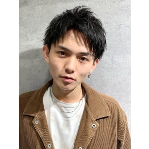 メンズヘア整形スパイラルパーマ波巻きツイストメンズパーマ髪型
