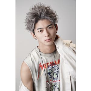 メンズヘア整形スパイラルパーマ波巻きツイストメンズパーマ髪型