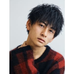 メンズヘア整形スパイラルパーマ波巻きツイストメンズパーマ髪型