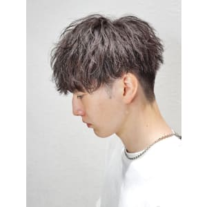 メンズヘア整形スパイラルパーマ波巻きツイストメンズパーマ髪型
