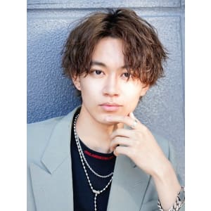 メンズヘア整形スパイラルパーマ波巻きツイストメンズパーマ髪型