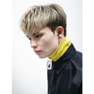 メンズヘア整形スパイラルパーマ波巻きツイストメンズパーマ髪型
