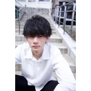メンズヘア整形スパイラルパーマ波巻きツイストメンズパーマ髪型
