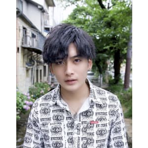メンズヘア整形スパイラルパーマ波巻きツイストメンズパーマ髪型