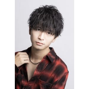 メンズヘア整形スパイラルパーマ波巻きツイストメンズパーマ髪型