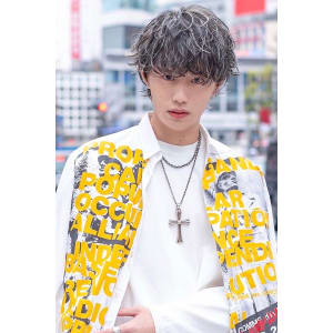 メンズヘア整形スパイラルパーマ波巻きツイストメンズパーマ髪型