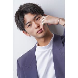 メンズヘア整形スパイラルパーマ波巻きツイストメンズパーマ髪型