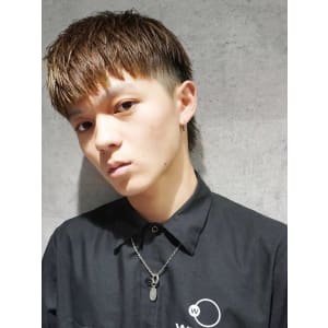 メンズヘア整形スパイラルパーマ波巻きツイストメンズパーマ髪型