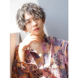メンズヘア整形スパイラルパーマ波巻きツイストメンズパーマ髪型