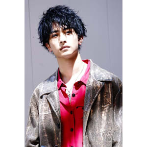 メンズヘア整形スパイラルパーマ波巻きツイストメンズパーマ髪型