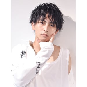 メンズヘア整形スパイラルパーマ波巻きツイストメンズパーマ髪型